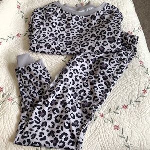 Leopard Sweater and Jogger Set